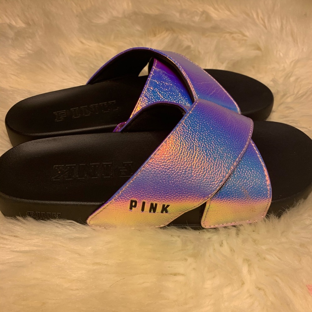 Nwot Victoria Secret Pink Slides - image 4